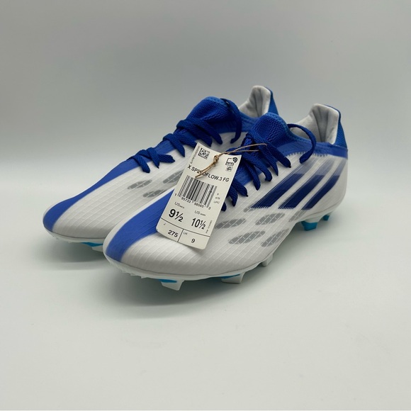 Adidas X Speedflow.3 FG White Legacy Indigo Soccer Cleats GW7480 Men’s Size 9.5 main image 6